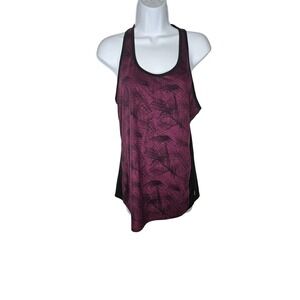 Lucy Activewear Tank Top Racerback Athletic Purple Black‎ Size M/M